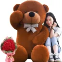 Send Giant size teddy with flower to philippines