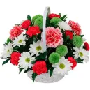 flowers in basket to philippines