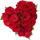 order heart shape roses to philippines