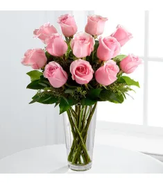 12 Pink Ecuadorian Roses Send to Philippines