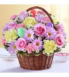 Easter Flowers & Egg Basket to Philippines