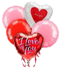 5 pieces valentines mylar balloon to philippines