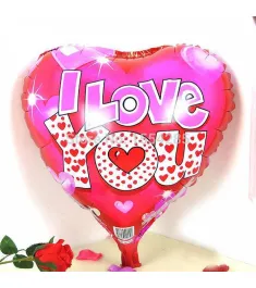 valentines i love you mylar balloon to philippines