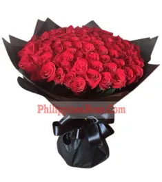 buy 100 red roses bouquet philippines