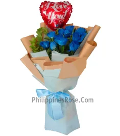 blue roses bouquet deliver in manila