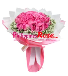 Two Dozen Red Roses in Bouquet to Philippines