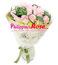 Two Dozen Red Roses in Bouquet to Philippines