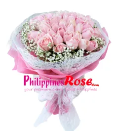 Two Dozen Red Roses in Bouquet to Philippines