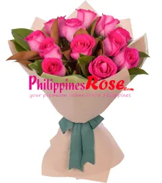 Two Dozen Red Roses in Bouquet to Philippines