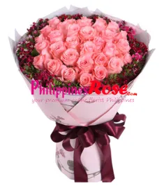 Two Dozen Red Roses in Bouquet to Philippines