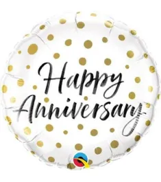 One Anniversary Mylar Balloon