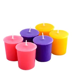 6 Pcs Different Color Candles!