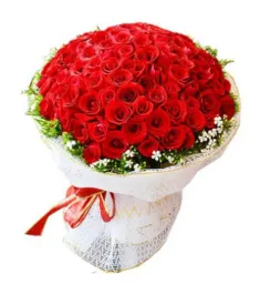 100 Blooms of Red and Red Roses Delivery to Philippines