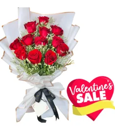 12pcs Red Roses-1