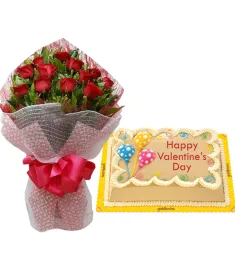 vday-flower-cake-combo