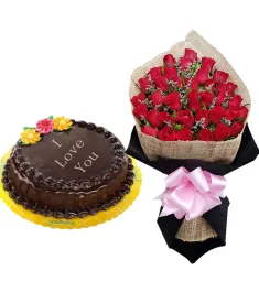 vday-flower-cake-combo