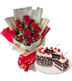 flower with cake delivery manila