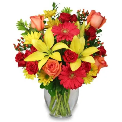 mix flowers in vase to philippines