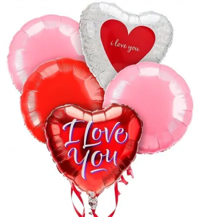 5 pieces valentines mylar balloon to philippines