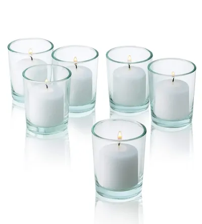 6 Pcs Red Color Candles