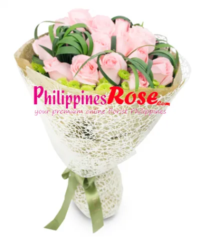 Two Dozen Red Roses in Bouquet to Philippines