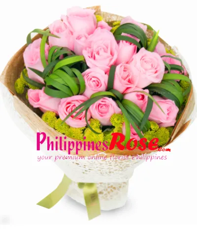 Two Dozen Red Roses in Bouquet to Philippines