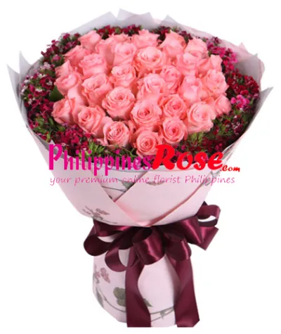 Two Dozen Red Roses in Bouquet to Philippines